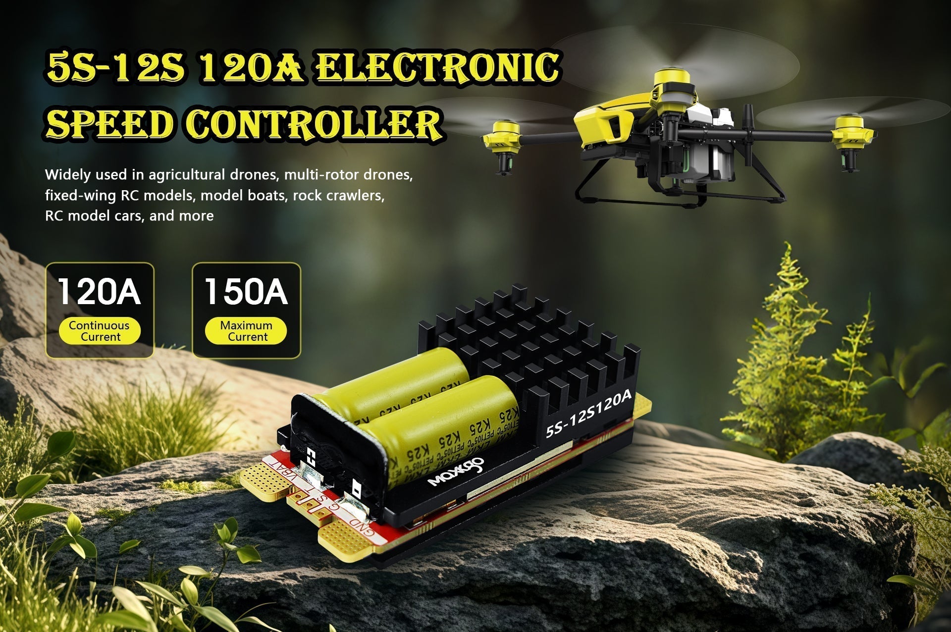 MAXKGO 5-12S 120A ESC: How to Choose an ESC and Why This One Stands Out