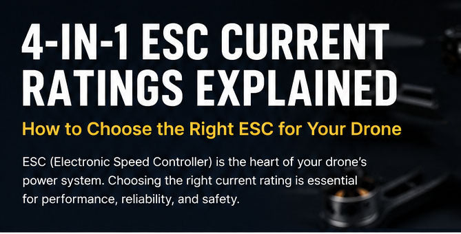 Understanding 4-in-1 ESC Current Ratings: Choosing the Right Drone Power Solution