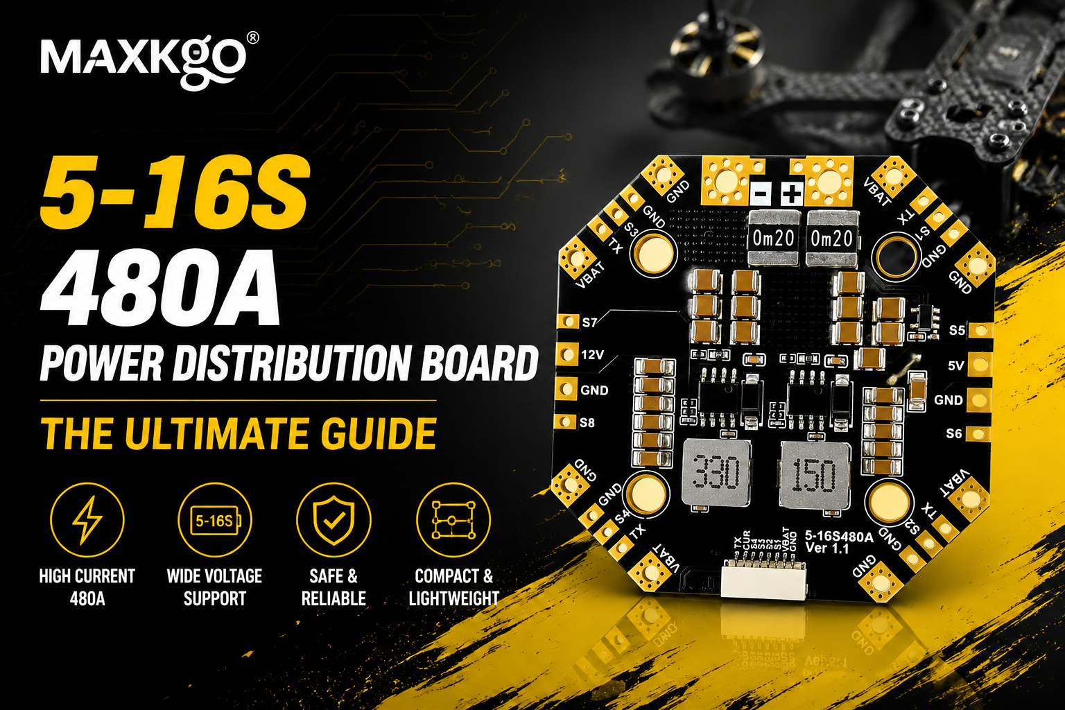 What Is a Drone Power Distribution Board (PDB)? A Complete Guide for UAV Builders