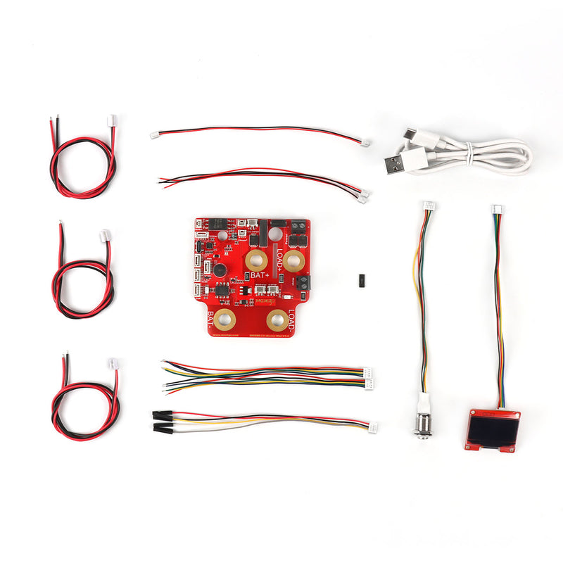 Lipo Battery Management System Red Board Compatible with ENNOID Firmware | MKBMS LV Master Mini PCBA Board