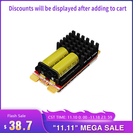 MAXKGO 5-12S 120A Lipo Bidirectional ESC Brushless Electric Speed Controller AM32 Support 128KHz Frequency PWM Suitable for Multi-rotor Aircrafts Airplane Models Plant Protection Machine Boat Models RC Car Models Agricultural Sprayer Drone  Crawlers