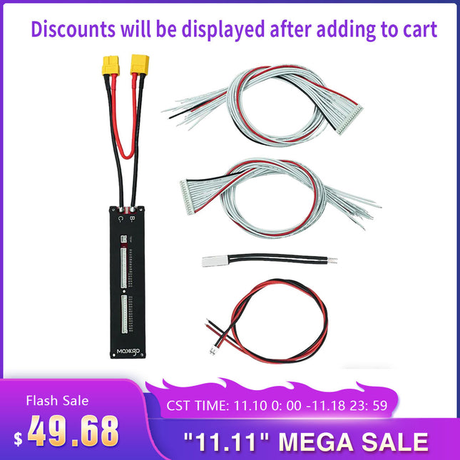 MAXKGO 4S-30S 20A BMS Protection Board Hardware Ternary Polymer Lithium Battery Charge Only BMS Board For Onewheel / Ebike / Eskateboard / EUC