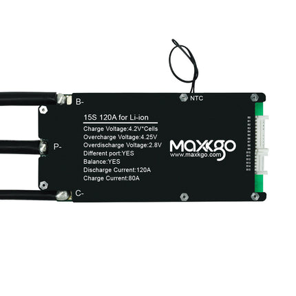 MAXKGO 15S-21S 120A BMS Protection Board Hardware Ternary Polymer Lithium Battery BMS Board