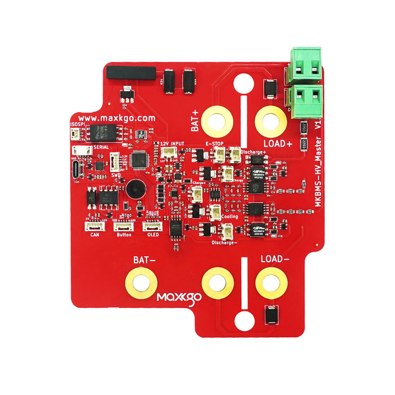 MAXKGO BMS HV Master Board 400V Compatible with the ENNOID-BMS-TOOL Battery Management System| MKBMS