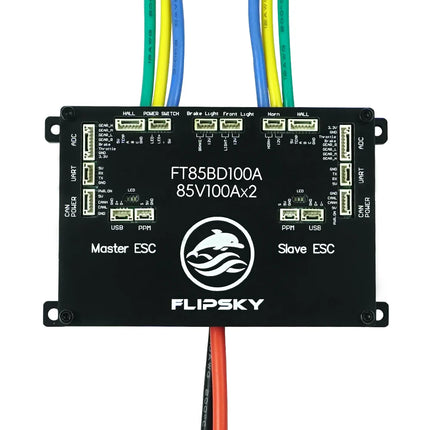 Flipsky FT85BD Dual ESC 84V 200A With Aluminum Case NON-VESC For Electric Skateboard / Electric Scooter / Ebike Speed Controller / Electric Motorcycle / Robotics