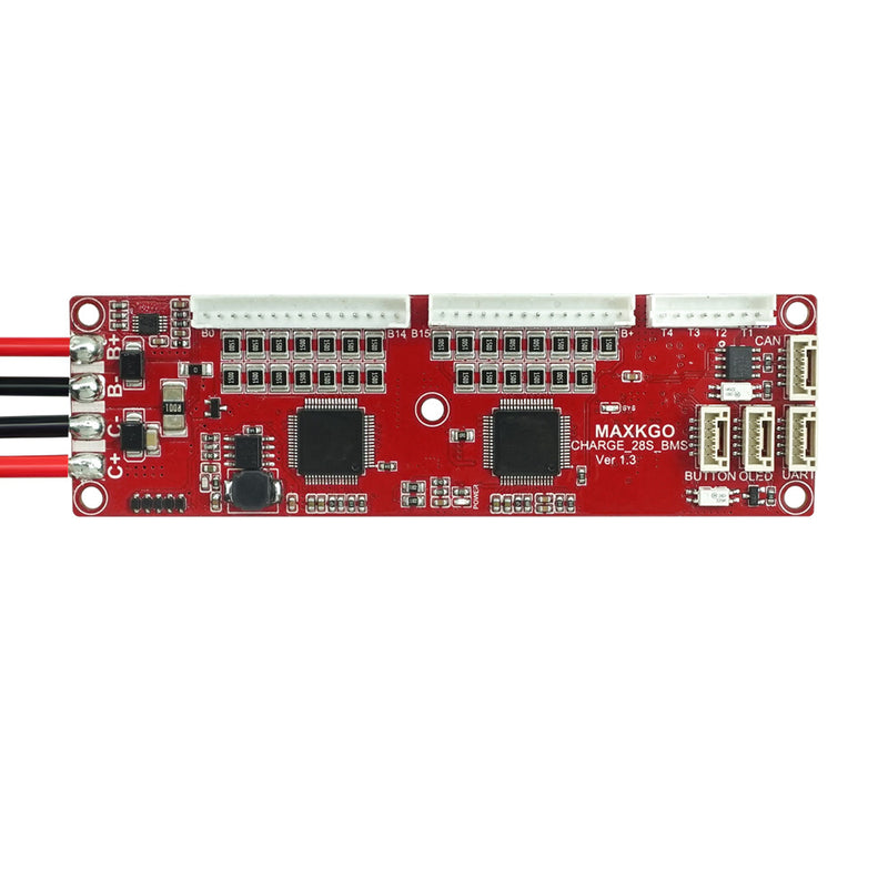 MAXKGO 6S-28S 12A Smart VESC-Compatible BMS with BlueTooth Charge Only Lithium Battery Protection Board