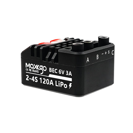 MAXKGO 2–4S 120A Brushless ESC for RC Cars & Boats
