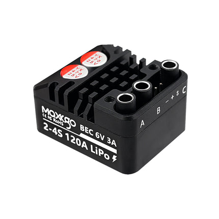 MAXKGO 2–4S 120A Brushless ESC for RC Cars & Boats