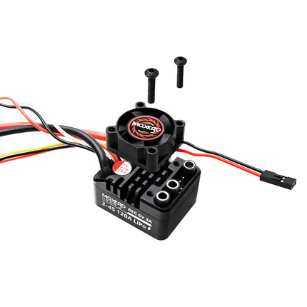 MAXKGO 2–4S 120A Brushless ESC for RC Cars & Boats