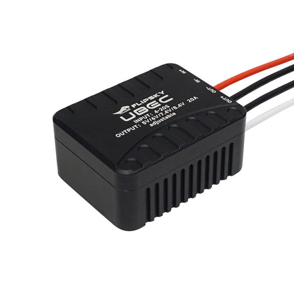 Flipsky 4-20S Lipo 20A External UBEC Output Adjustable 5.0V (default) / 6.0V / 7.4V / 8.4V For RC Car Fixed Wing Aircraft Robot
