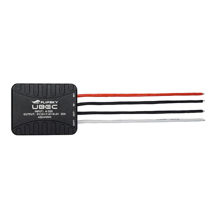 Flipsky 4-20S Lipo 20A External UBEC Output Adjustable 5.0V (default) / 6.0V / 7.4V / 8.4V For RC Car Fixed Wing Aircraft Robot