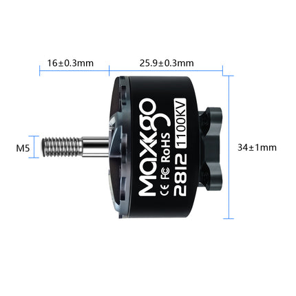 Maxkgo 2812 1100KV Drone motor for Drones