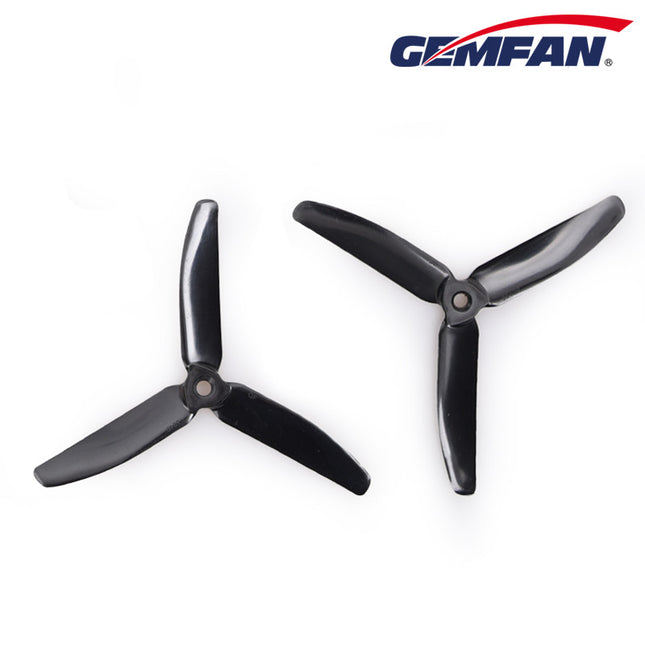 Gemfan 5040-3 5-inch Tri-Blade PC Propellers (4pcs / 2 Pairs)
