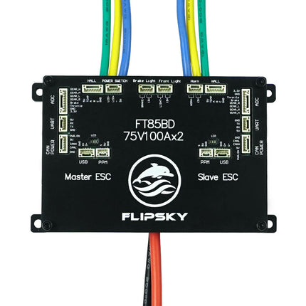 Flipsky FT85BD Dual ESC 84V 200A With Aluminum Case NON-VESC For Electric Skateboard / Electric Scooter / Ebike Speed Controller / Electric Motorcycle / Robotics