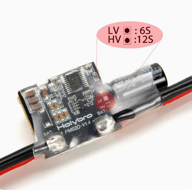 Holybro PM02D HV Power Module 2-12S Current Sensor for Pixhawk 6X Multi-rotor
