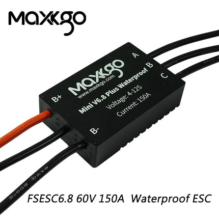 MAXKGO FSESC6.8 52V 150A Underwater IP68 Waterproof ESC For DIY E-skateboard Efoil