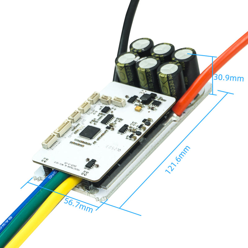 Flipsky 84V 300A Peak 75200 VESC ESC Water Cooling With Aluminum PCB For Fighting Robot Surfboard AGV Robot Support UART Bluetooth