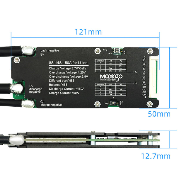 MAXKGO 8S-14S 150A BMS