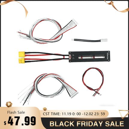 BMS Bundles Only Charge 4-24S Li-ion Battery 20A MKBMS Balance Protection Board BMS AAdapter