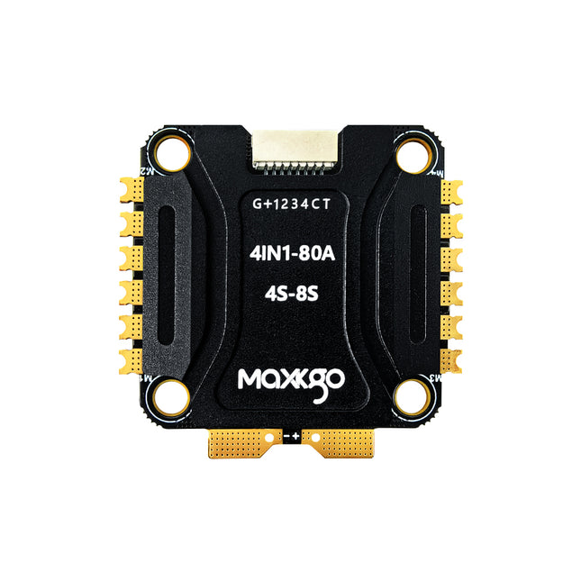 MAXKGO 4IN1 8S 80A AM32 ESC | 4-8S Brushless Electronic Speed Controller for FPV Racing & Multirotor Drones