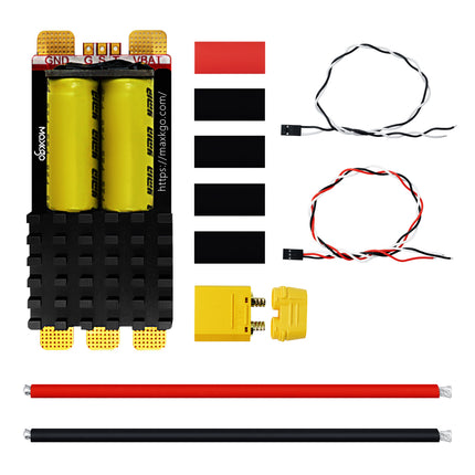 MAXKGO 5-12S 120A Lipo Brushless ESC Brushless Electric Speed Controller AM32 Support 128KHz Frequency PWMFrequency Suitable for Multi-rotor Aircrafts Airplane Models Plant Protection Machine Boat Models RC Car Models