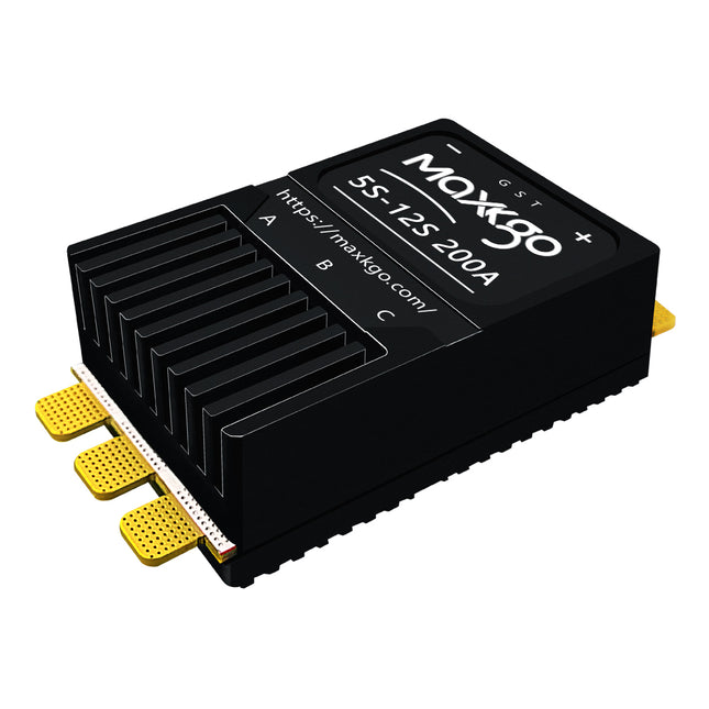 MAXKGO 5-12S 200A MINI ESC with AM32 Firmware for Heavy-Lift UAV, Agri Drone & RC Models