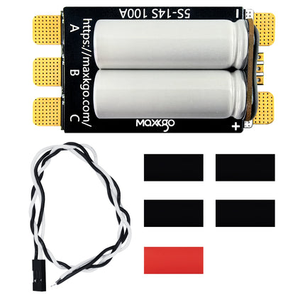 MAXKGO 5-14S 100A Lipo Brushless ESC Brushless Electric Speed Controller AM32 Support 128KHz Frequency PWMFrequency Suitable for Multi-rotor Aircrafts Airplane Models Plant Protection Machine Boat Models RC Car Models