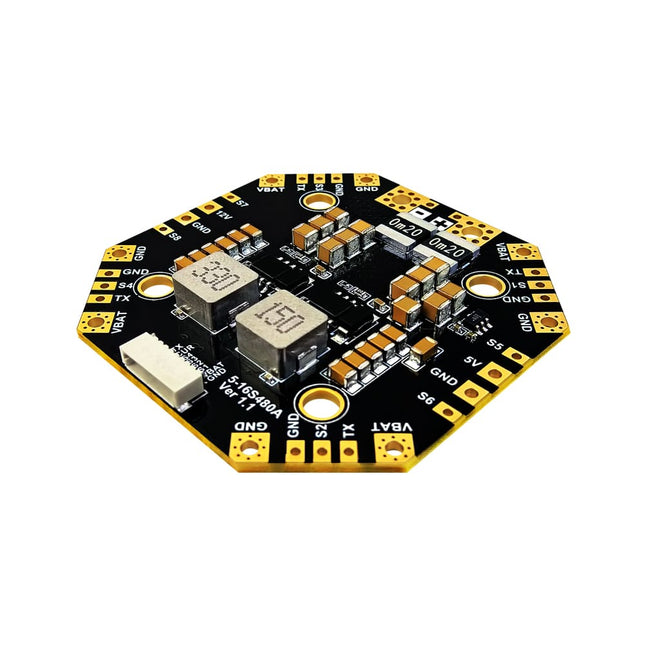 MAXKGO 5-16S 480A High Current Power Distribution Board (PDB) for FPV Drone | Dual BEC 5V/12V Output
