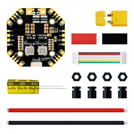 MAXKGO 5-16S 480A High Current Power Distribution Board (PDB) for FPV Drone | Dual BEC 5V/12V Output