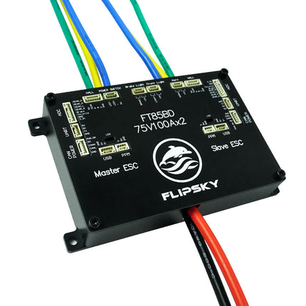Flipsky FT85BD Dual ESC 84V 200A With Aluminum Case NON-VESC For Electric Skateboard / Electric Scooter / Ebike Speed Controller / Electric Motorcycle / Robotics