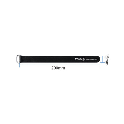 MAXKGO 5~6" FPV Drone Battery Strap for LiPo Batteries | RC Car Battery Tie Down Strap