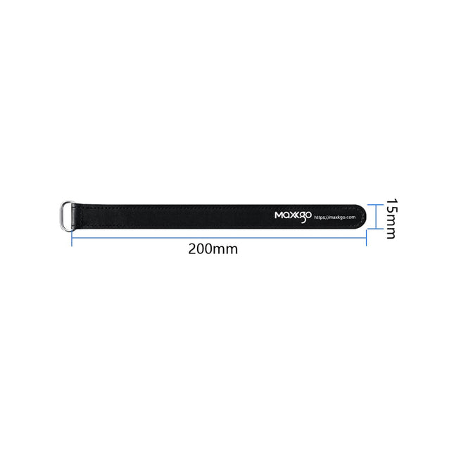 MAXKGO 5~10" FPV Drone Battery Strap for LiPo Batteries | RC Car Battery Tie Down Strap
