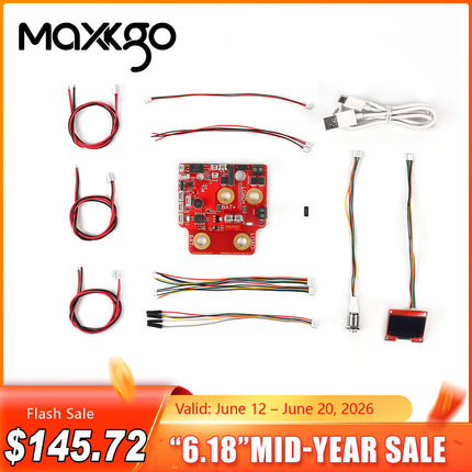 Lipo-Batteriemanagementsystem Red Board Kompatibel mit ENNOID-Firmware | MKBMS LV Master Mini PCBA Board