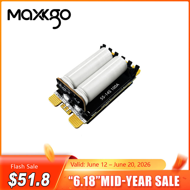 MAXKGO 5-14S 100A AM32 ESC 128KHz PWM for UAV Drones, FPV, RC Airplane & Agricultural UAV