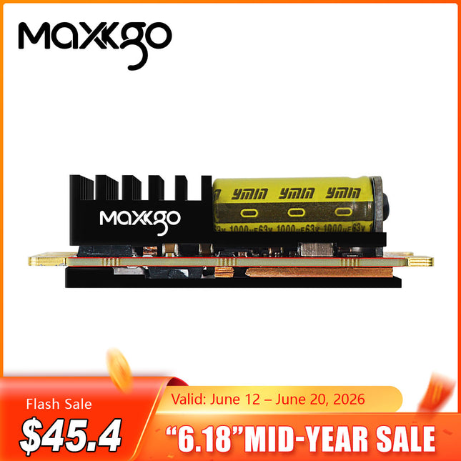 MAXKGO 120A Brushless Speed Controller 5-12S, AM32 128KHz PWM ESC for RC Multirotor, Airplane, Boat, Car & Plant Protection Drone