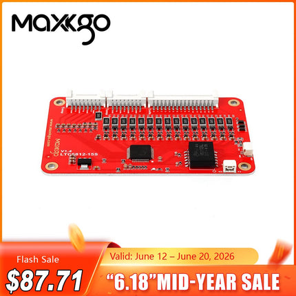 LTC6812 MAXKGO BMS 15S Slave Board BIS ZU 15 Zellen Füllstandsüberwachung &amp; 1+8 Temperatursensoren Kommunikation VESC und FSESC