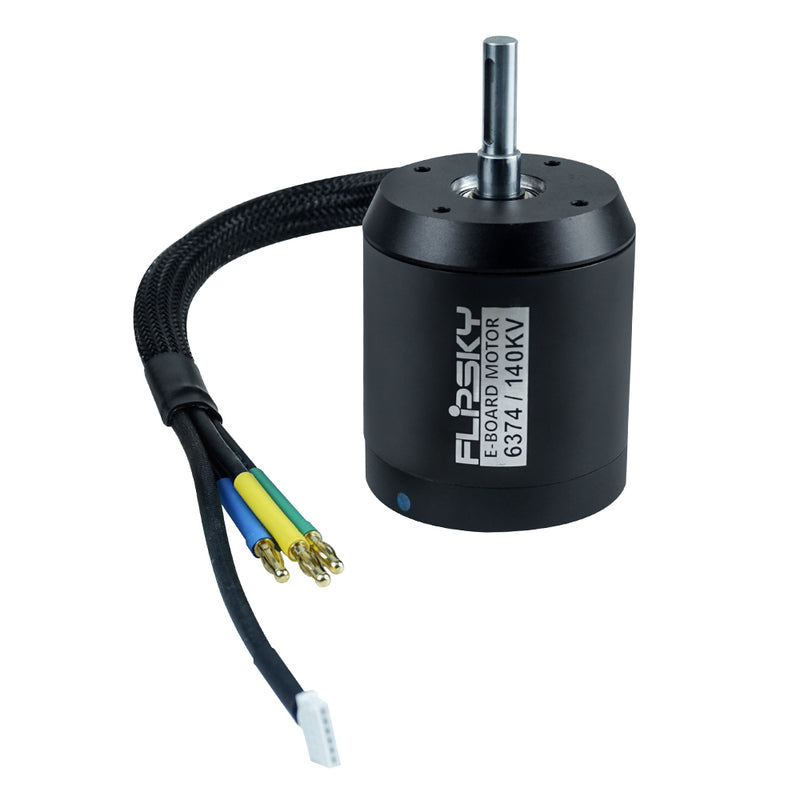 Flipsky BLDC Belt Motor 6374 140KV 3500W Peak Brushless Controller With D/ R Shaft For Electric Skateboard