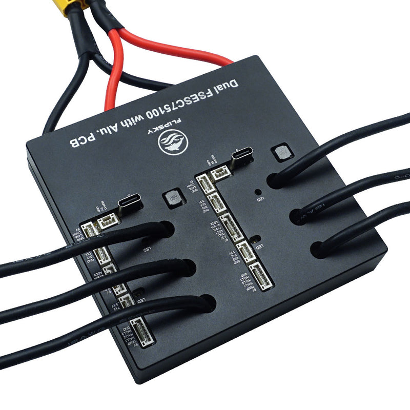 Flipsky 75100 Dual Drive VESC ESC Speed Controller 84 V 240A Peak For E-Skateboard Scooter Ebike With Aluminum PCB Regenerative Capacity