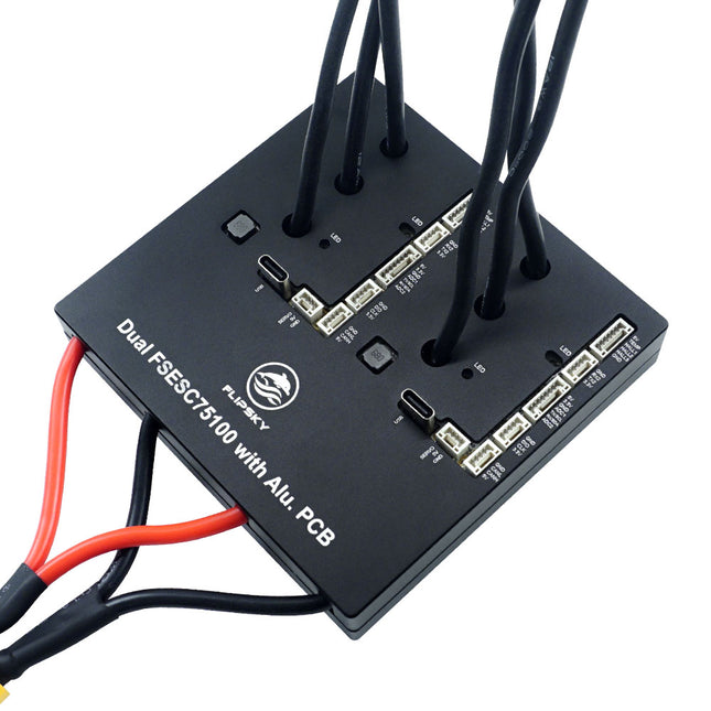 Flipsky 75100 Dual Drive VESC ESC Speed Controller 84 V 240A Peak For E-Skateboard Scooter Ebike With Aluminum PCB Regenerative Capacity