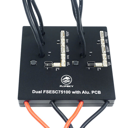 Flipsky 75100 Dual Drive VESC ESC Speed Controller 84 V 240A Peak For E-Skateboard Scooter Ebike With Aluminum PCB Regenerative Capacity