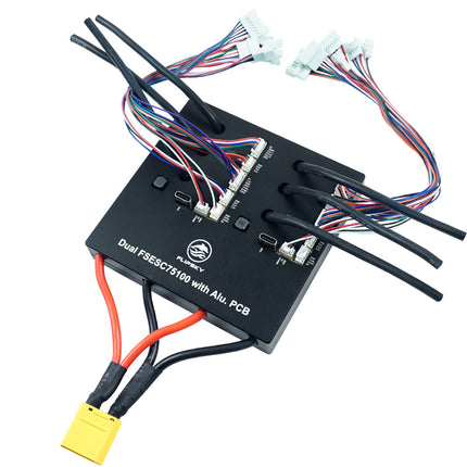 Flipsky 75100 Dual Drive VESC ESC Speed Controller 84 V 240A Peak For E-Skateboard Scooter Ebike With Aluminum PCB Regenerative Capacity