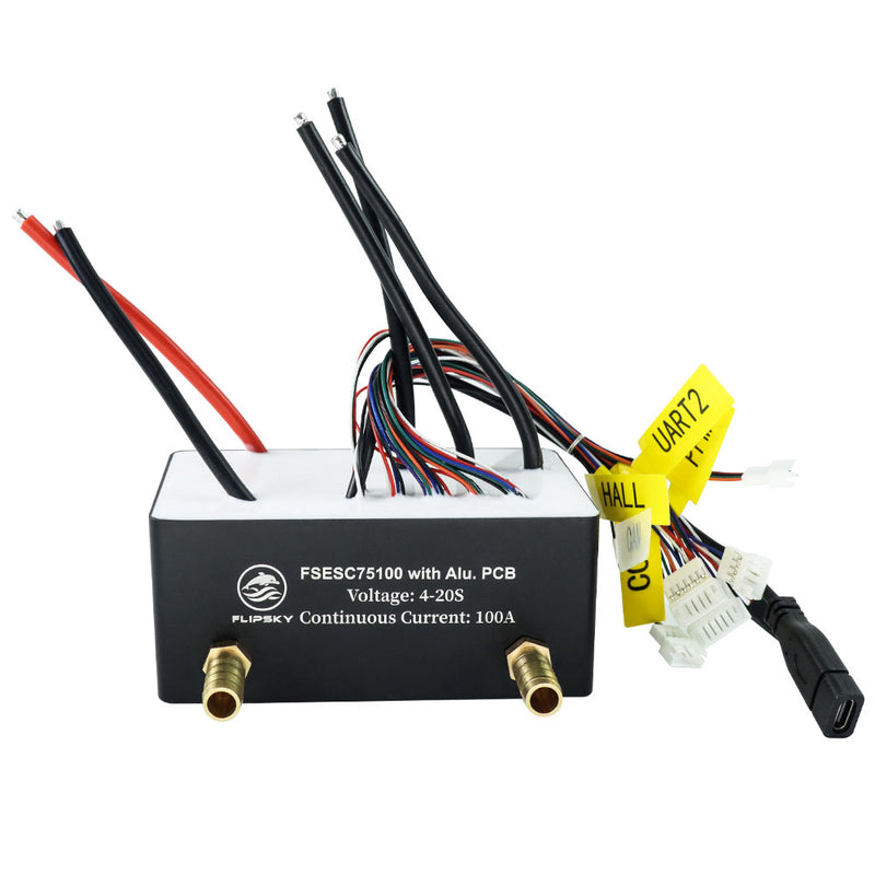 Flipsky 84V 120A 75100 ESC Motor Controller High Power FOC BLDC Control Based On VESC For Electric Scooter
