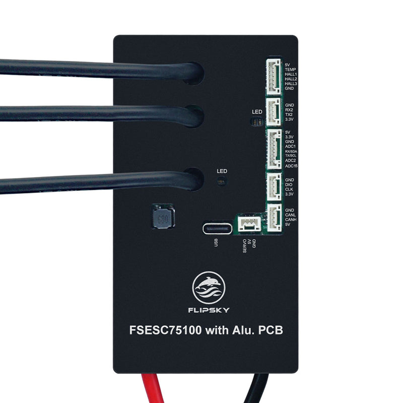 Flipsky 75100 Pro ESC With Aluminum PCB High Current MOS For Electric Scooter Support HALL ABI Sensor Control