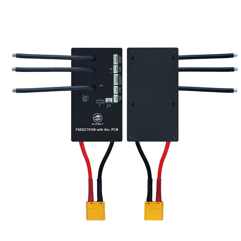 Flipsky 75100 Pro ESC With Aluminum PCB High Current MOS For Electric Scooter Support HALL ABI Sensor Control