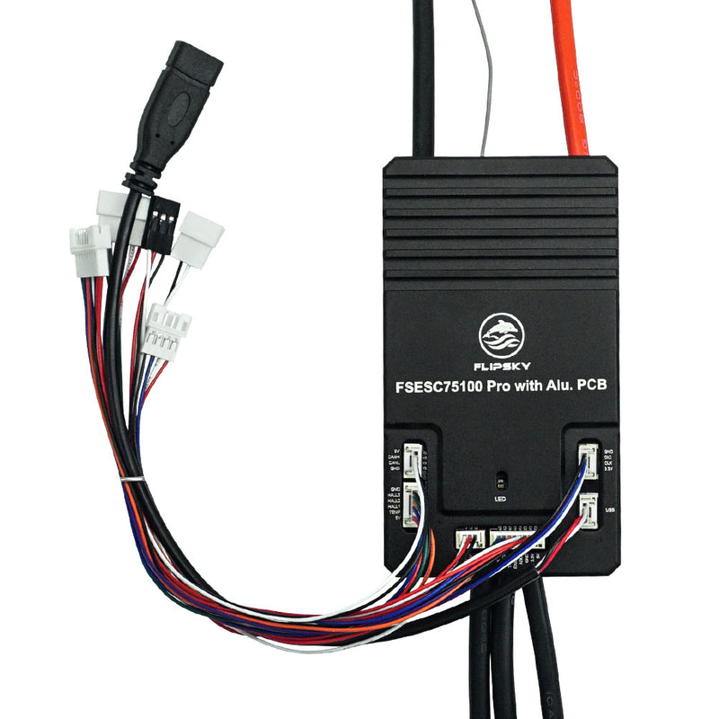 Flipsky 75100 Pro ESC With Aluminum PCB High Current MOS For Electric Scooter Support HALL ABI Sensor Control