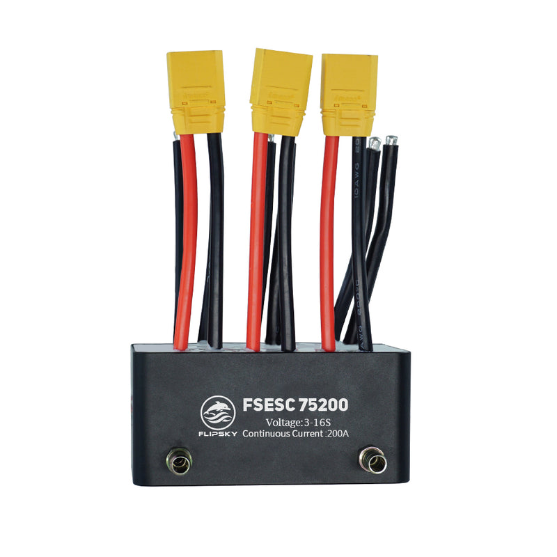 Flipsky 75200 VESC ESC Speed Controller 75 V 400A Peak For E-Foil Fighting Robot Surfboard AGV Robot