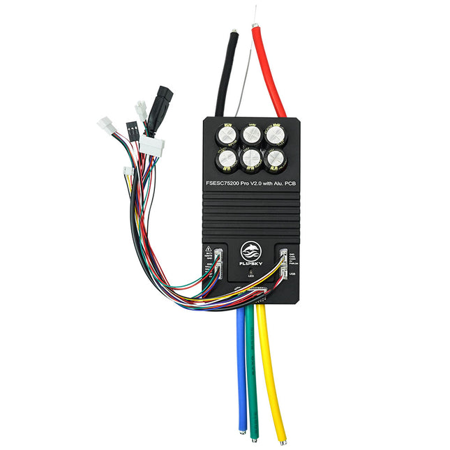 Flipsky 75200 Pro V2.0 With Aluminum PCB Based on VESC 150000 EPRM Peak For Electric Skateboard Scooter Ebike Speed Controller