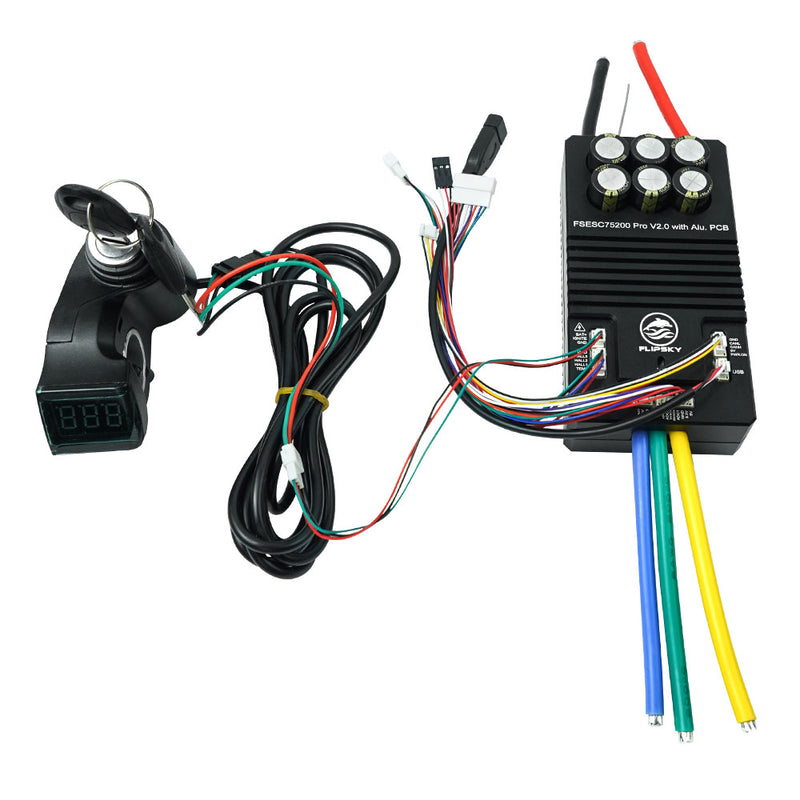 Flipsky 75200 Pro V2.0 With Aluminum PCB Based on VESC 150000 EPRM Peak For Electric Skateboard Scooter Ebike Speed Controller