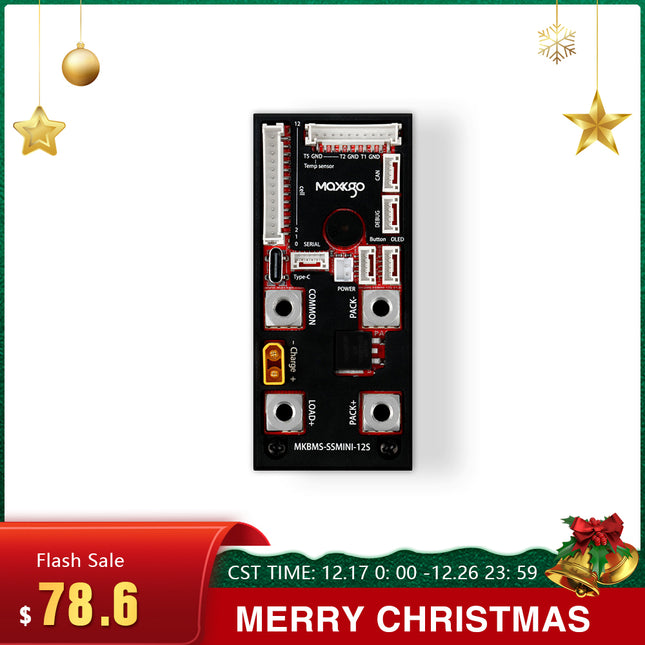 MAXKGO 6-12S 70A Smart BMS Lithium Battery Protection Board For E-scooter / E-car / E-bike / E-skateboard