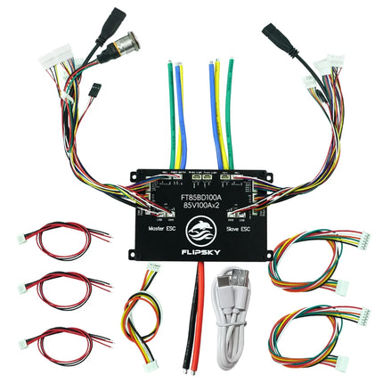 Flipsky FT85BD Dual ESC 84V 200A With Aluminum Case NON-VESC For Electric Skateboard / Electric Scooter / Ebike Speed Controller / Electric Motorcycle / Robotics